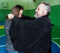 Amateur sports competitions in volleyball, the sports organizations and the Russian Orthodox Church in Gomel region of Belarus.