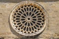 Amatrice - Rose window of the Sant'Agostino church