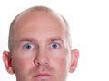 Amazed Blue Eyed Man 2 Royalty Free Stock Photo