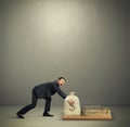 Amazed man in formal wear Royalty Free Stock Photo