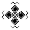 Amazigh motif symbol icon