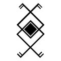 Amazigh motif symbol icon