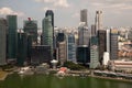 Amazing aerial city views from Singapore.