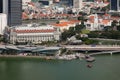 Amazing aerial city views from Singapore.