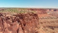 Amazing aerial view of Dead Horse Point State Park, Utah Royalty Free Stock Photo