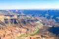 Aerial view of grand canyon national park, arizona Royalty Free Stock Photo