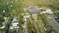 Amazing aerial view of Patung Garuda Wisnu Kencana in Bali