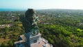 Amazing aerial view of Patung Garuda Wisnu Kencana in Bali