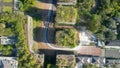 Amazing aerial view of Patung Garuda Wisnu Kencana in Bali