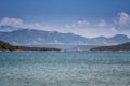 Amazing aerial view of the Peljesac bridge