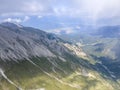 Aerial view of Pirin Mountain near Vihren Peak, Bulgaria