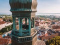 Amazing aerial view of Tallinn city Royalty Free Stock Photo