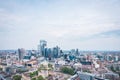 The amazing aerial view of Tower Bridge and River Thames, London. Famous International Landmark Royalty Free Stock Photo