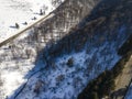 Balkan Mountains around Beklemeto pass, Bulgaria Royalty Free Stock Photo