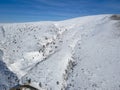 Balkan Mountains around Beklemeto pass, Bulgaria Royalty Free Stock Photo