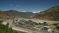 Amazing Airport in Paro Bhutan Royalty Free Stock Photo