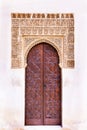 amazing Alhambra palace in Granada, Andalusia, Spain Royalty Free Stock Photo