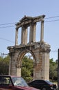 Hadrian `s Arch from Athens in Greece Royalty Free Stock Photo