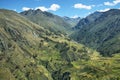 Village of Carania and surroundings, Peru Royalty Free Stock Photo