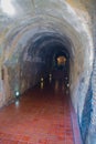 Amazing ancient tunnels at Wat Umong Suan Puthatham, a 700-year-old Buddhist temple in Chiang Mai, Thailand. The tunnels were supp