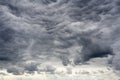 Amazing apocalyptic clouds before a storm