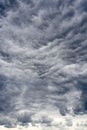 Amazing apocalyptic clouds before a storm Royalty Free Stock Photo