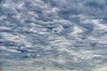 Amazing apocalyptic clouds before a storm Royalty Free Stock Photo