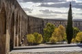 Amazing aqueduct located in the heart of Elvas, Alentejo, Portugal Royalty Free Stock Photo