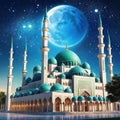 amazing architecture design of muslim mosque ramadan