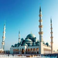 amazing architecture design of muslim mosque ramadan