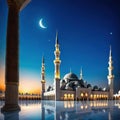 amazing architecture design of muslim mosque ramadan