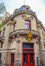 Amazing architecture of historic buildings of Paris, France. April 2019