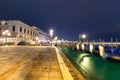 Amazing architecture of San Marco square in Venice at night, Italy Royalty Free Stock Photo