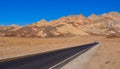 Amazing Artists Palette at Death Valley National Park in California - DEATH VALLEY - CALIFORNIA - OCTOBER 23, 2017