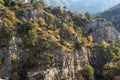 Autumn ladscape with forest around Krichim Reservoir, Rhodopes Mountain, Bulgaria