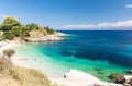 Amazing beach in Kassiopi on Corfu island, Greece