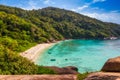 Amazing beach of the Similan island at Andaman sea, Thailand Royalty Free Stock Photo