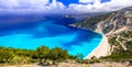 Amazing beaches of Greece series - Myrtos in Kefalonia Royalty Free Stock Photo