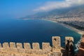 Amazing beaches view from Alanya Castle