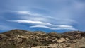 Amazing beautiful cloud over mountain range Royalty Free Stock Photo