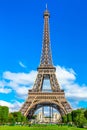 Amazing beautiful Eiffel Tower in Paris Royalty Free Stock Photo