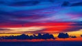 Amazing Beautiful Light Of Nature Dramatic Sky Over Tropical Sea Sunset Or Sunrise Scenery Background