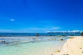 Amazing beautiful view of San Andres Island from Johnny Cay in a gorgeous sunny day in San Andres, Colombia