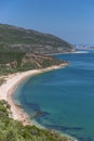 Amazing blue water beach in ArrÃÂ¡bida, Alentejo in Portugal