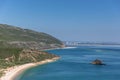 Amazing blue water beach in ArrÃÂ¡bida, Alentejo in Portugal