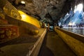 Amazing Buddhism with the ray of light in the cave