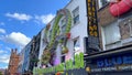 Amazing Camden High Street with its colorful and crazy shops - LONDON, UK - JUNE 9, 2022
