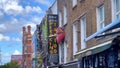 Amazing Camden High Street with its colorful and crazy shops - LONDON, UK - JUNE 9, 2022