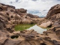 Amazing canyon and cloudy sky