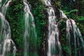 Amazing cascade waterfall in a tropical jungle at Bali